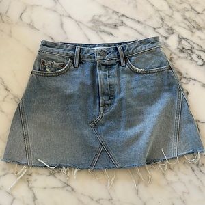 Grlfrnd denim skirt size 25